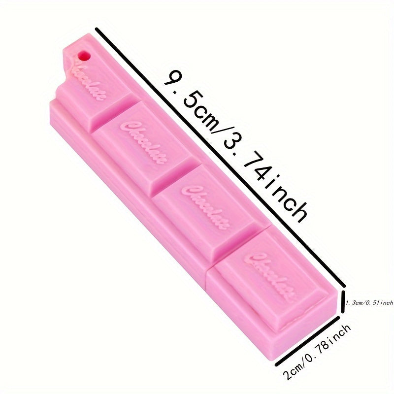 Penna a sfera con ricarica nera al cioccolato, simulazione di cibo, penna per scrivere, forniture per cancelleria, penna a sfera con ciondolo in corda, portatile e indossabile, carina
