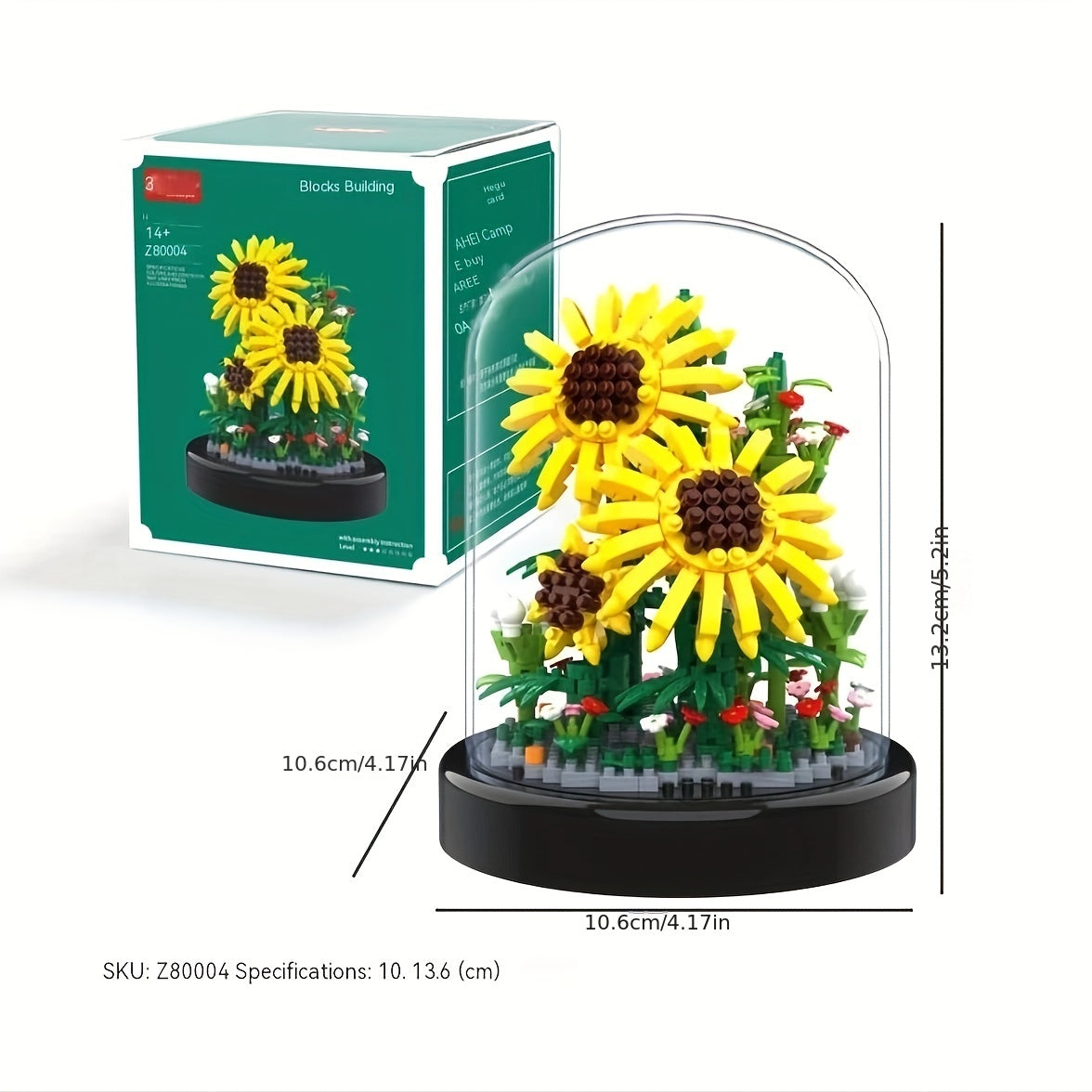 Costruisci il regalo perfetto per San Valentino: set di mattoncini compatibili Immortal Flower Rose Girl! Regalo di Pasqua, regalo di Pasqua, regalo di Natale e Halloween.