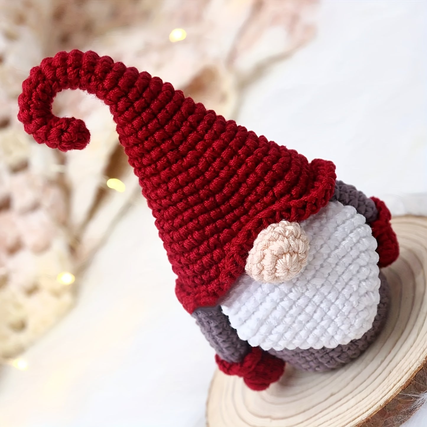 Vioiv 2 pezzi Kit all'uncinetto per principianti con elfo di Natale carino - Kit Chochet Amigurumi - Kit fai da te all'uncinetto per adulti con animali per principianti - Include video tutorial completi per principianti