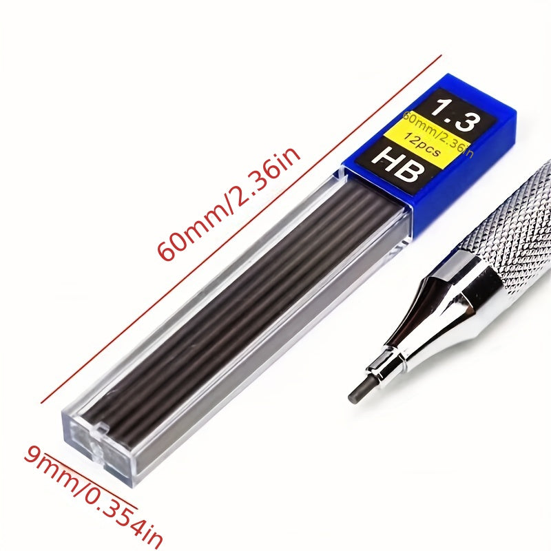 Matite meccaniche da 0,3 mm a 3,0 mm: HB per scrittura e cancelleria scolastica, perfette per gli studenti!