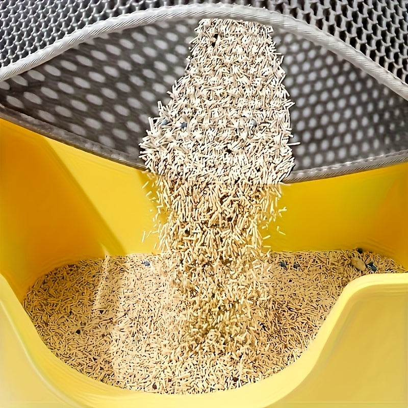 Double-Layer Cat Litter Mat with EVA Material | Odor-Control, Non-Slip, Easy-Clean Design for Indoor Cats, Durable & Comfortable Pet Waste Management, Modern Pet Accessory, Easyclean Material