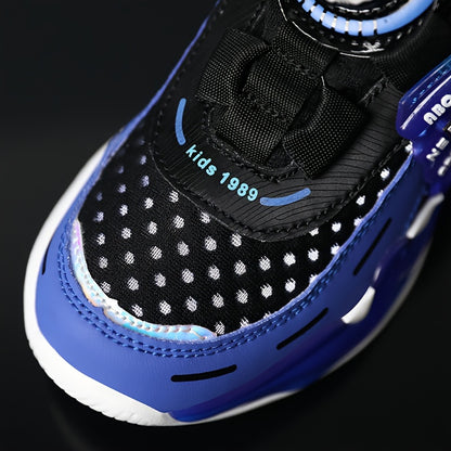 Sneakers basse casual con bottone girevole per ragazze, sneakers traspiranti, leggere e resistenti all'usura per la primavera e l'autunno