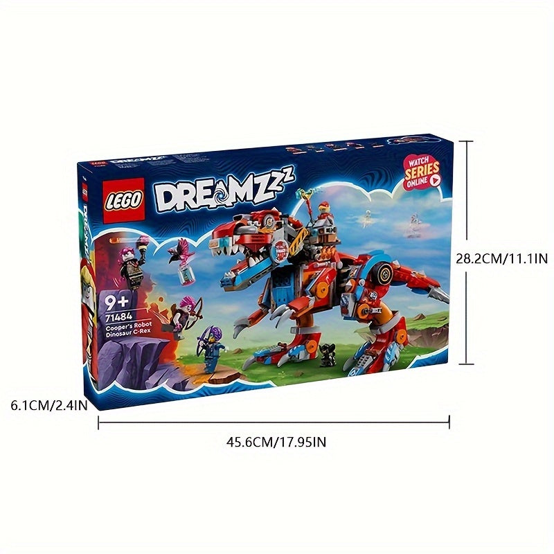 [Giocattolo dinosauro robot dai 9 anni in su] 71484 LEGO Cooper'S Robot Dinosaur, giocattolo dinosauro per bambini, maschi e femmine, dai 9 anni in su - Regalo per Natale