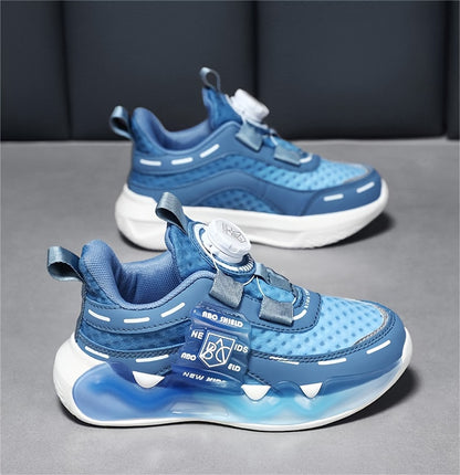 Sneakers basse casual con bottone girevole per ragazze, sneakers traspiranti, leggere e resistenti all'usura per la primavera e l'autunno