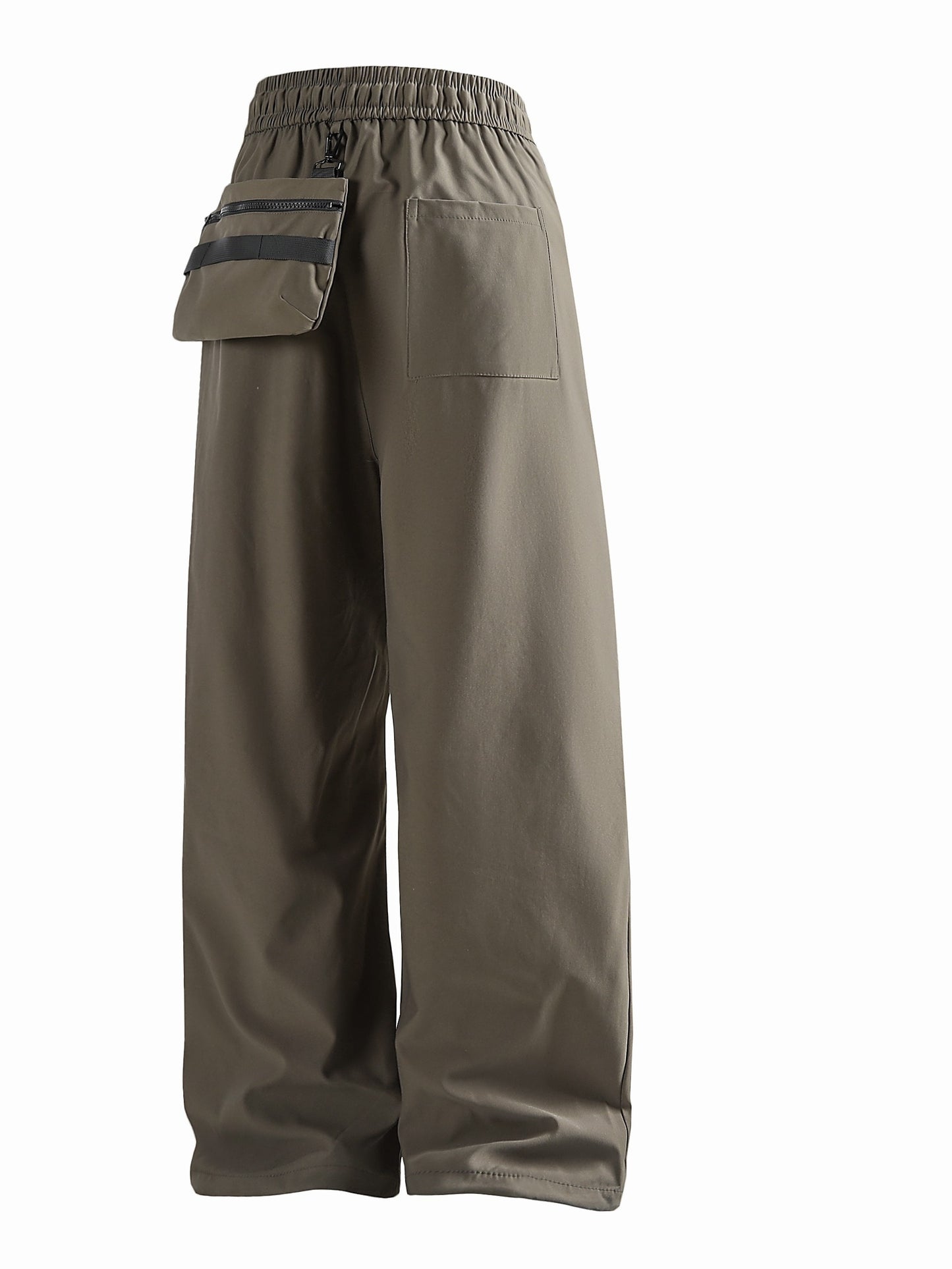 Men's Solid Color Baggy Cargo Pants, Casual Comfy Outdoor Climbing Trousers As Gift