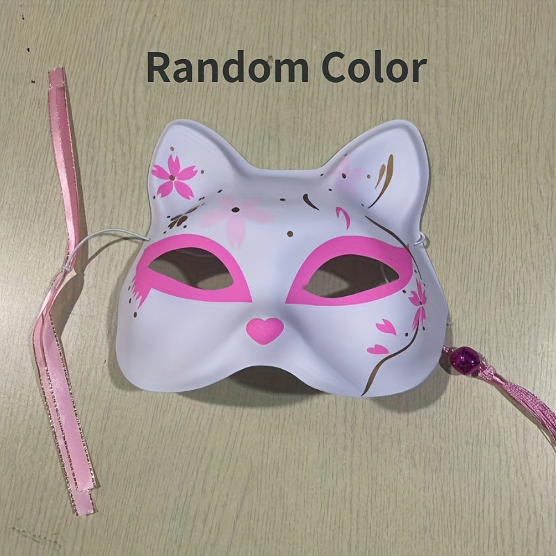 1 maschera da volpe giapponese, accessori per decorazioni e fuochi d'artificio per anime