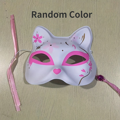 1 maschera da volpe giapponese, accessori per decorazioni e fuochi d'artificio per anime