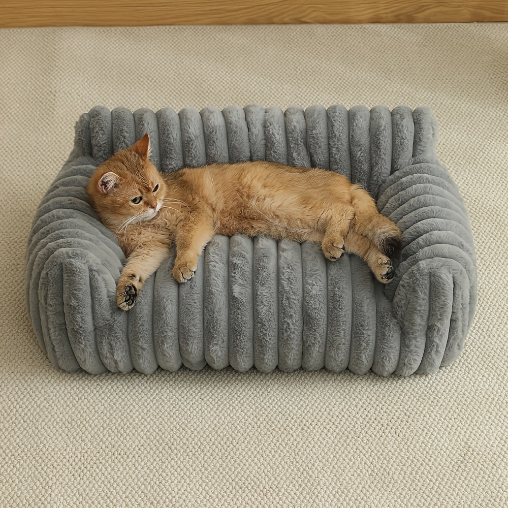Comfortable Cat Sofa Cute Soft Cat Bed Cat House Breathable Cat Bed Sleeping Basket Suitable for Large, Medium and Small Cats for All Seasons, Cozy Pet Nest, Cat Furniture, Modern Pet Furniture, Stylish Cat Perch, Comfortable