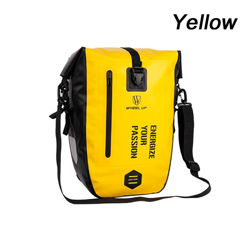 27L Waterproof Bike Trunk Bag for MTB and Road Bikes - Multifunctional Bicycle Carrier Bag with Rear Seat Attachment - Keep Your Gear Safe and Dry on Your Rides