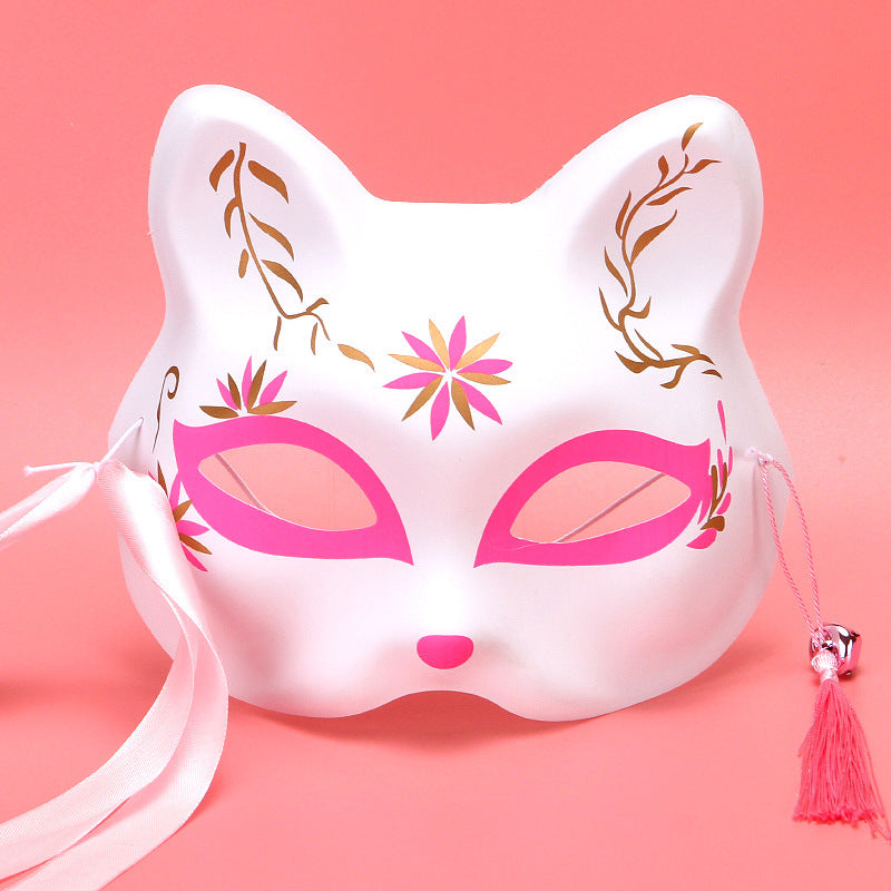 1 maschera da volpe giapponese, accessori per decorazioni e fuochi d'artificio per anime