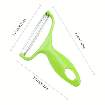 Grattugia per cavolo viola e blu - Coltello per sbucciare a bocca larga per tritare e sbucciare facilmente le verdure dell'orto