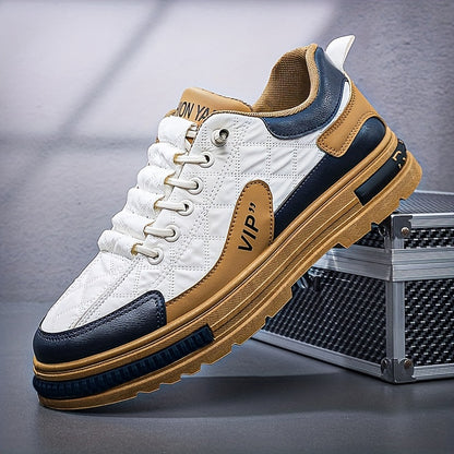 Men's Chic Street Style Colour Block Skateboard Shoes, Comfy Non Slip Casual Sneakers For Men's Outdoor Activities, Men's Footwear