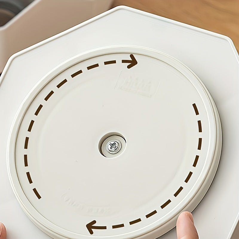 1 organizer da scrivania girevole multifunzionale, portapenne, scatola portaoggetti per cancelleria da ufficio e camera da letto, scatola portaoggetti per cosmetici da scrivania, organizer per trucco, portapenne girevole