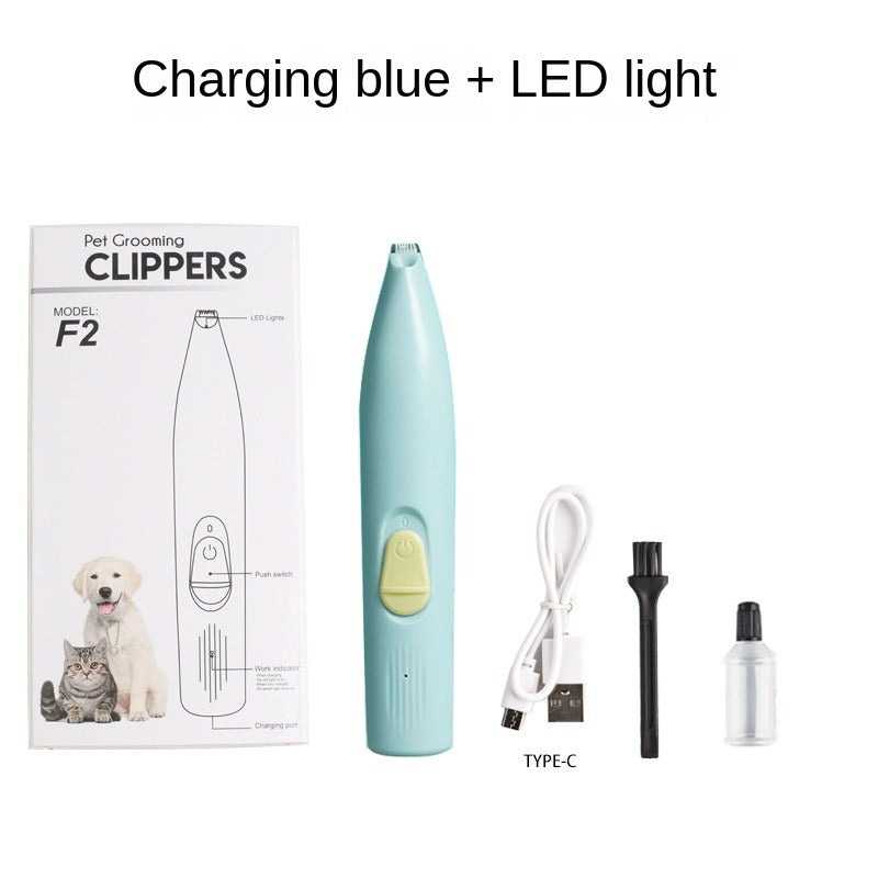 Tagliacapelli avanzato per la toelettatura degli animali domestici - Potente, silenzioso e ricaricabile tramite USB, illuminato a LED, senza fili per tagli di capelli senza sforzo per cani e gatti, sicuro e delicato per gli amici pelosi