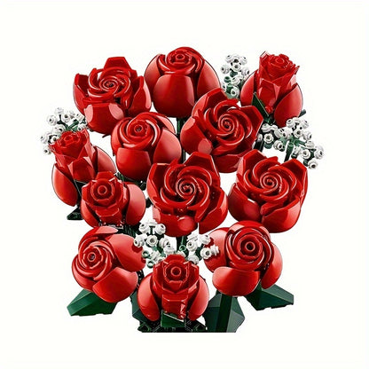 LEGO 10328 Bouquet di rose, fiori artificiali, regalo unico, decorazione per la casa, regalo per anniversario o qualsiasi giorno speciale, regali di Natale di Halloween