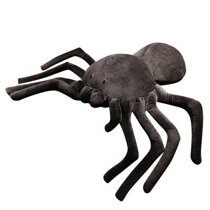 40cm/ 80cmHalloween Cute Spider Plush Toy Simulation Plushie Stuffed AnimaI Insect Pillow Doll Halloween Room Decoration Children Boy Gift