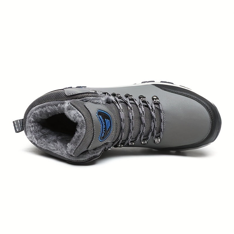 Men's Winter Boots: PU Leather Sneakers, Snow Boots, Hiking Boots & More - Non-Slip & High Top!