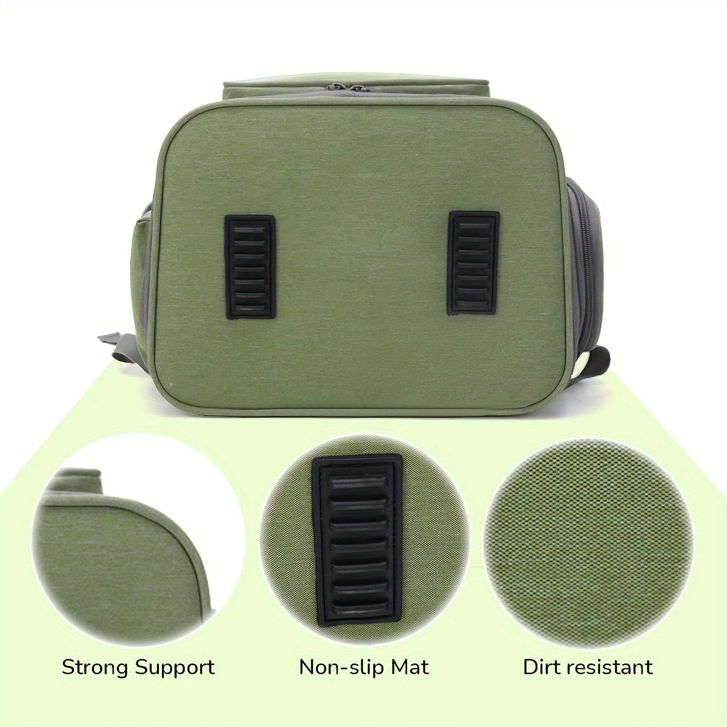 Fashion Style Solid Color Pet Backpack, Breathable Cat Carrier with Transparent Bubble, Large Space Capsule Backpack for Cats and Small Dogs up to 18lbs, Durable Oxford Cloth Zippered Bag for Travel and Hiking - Universal Fit