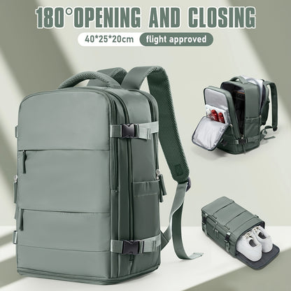Zaino da cabina Ryanair 40x20x25 da mettere sotto il sedile, nuovo zaino da viaggio Easyjet, zaino da cabina, borsa da viaggio a mano, zaino casual, borsa da scuola, adatto per laptop da 35,56 cm