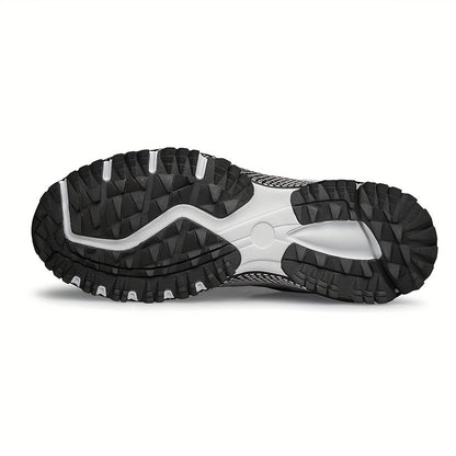 CLOHOO Scarpe da ginnastica da uomo alla moda, traspiranti, leggere e comode, in maglia, per correre e fare jogging, scarpe casual da passeggio antiscivolo e resistenti all'usura