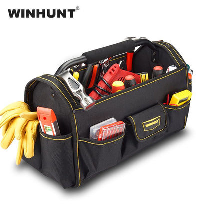 WINHUNT Electrician Tool Bag: Strong, Durable Canvas, Portable & Multi-functional for Maintenance & Carpentry!