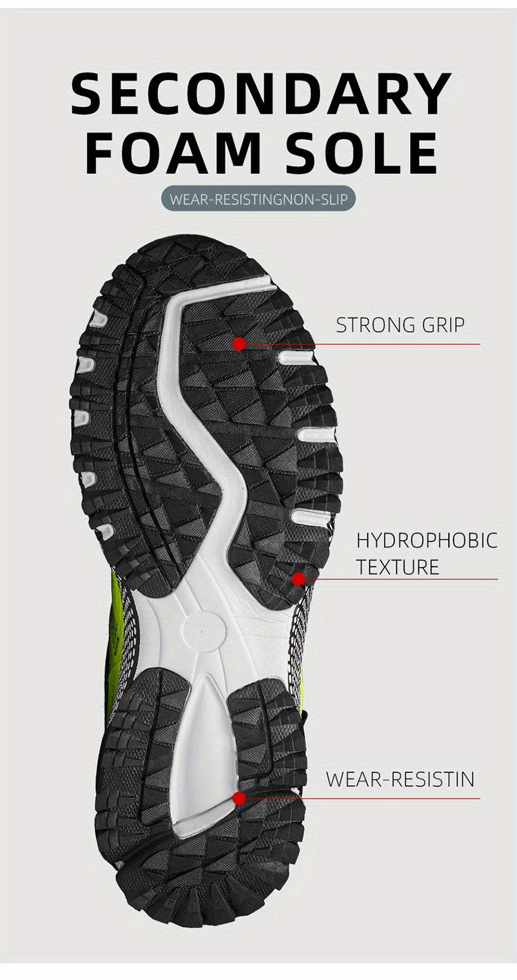 CLOHOO Scarpe da ginnastica da uomo alla moda, traspiranti, leggere e comode, in maglia, per correre e fare jogging, scarpe casual da passeggio antiscivolo e resistenti all'usura