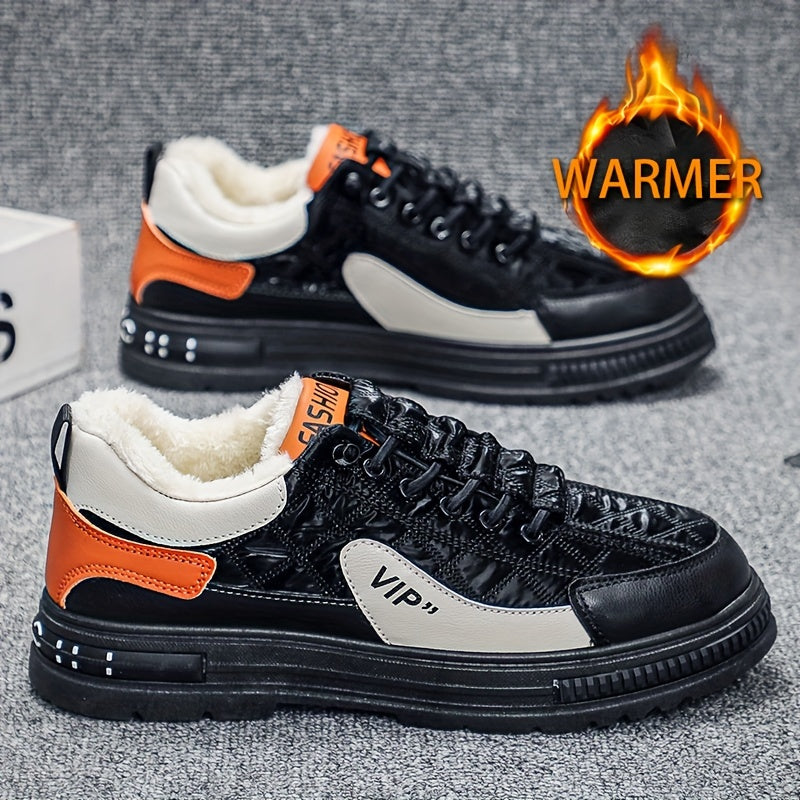 Men's Chic Street Style Colour Block Skateboard Shoes, Comfy Non Slip Casual Sneakers For Men's Outdoor Activities, Men's Footwear