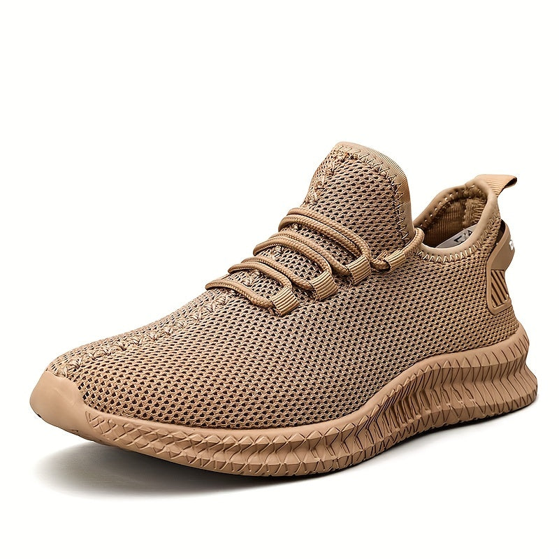 Men's Slip-on Sneakers With Shoelaces - Odor-resistant Athletic Shoes - Lightweight And Breathable