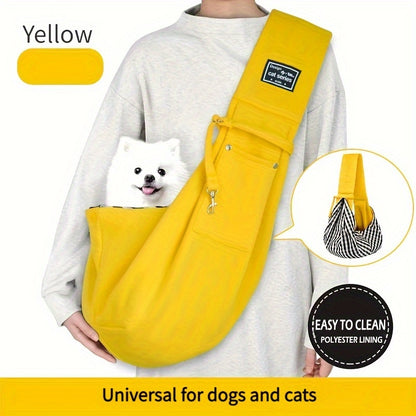 Pet Sling Carrier, Soft Pet Carrier, Dog And Cat Travel Bag For Outdoor, Dog Carrier, Cat Carrier, Travel Companion For Puppies, Kittens & Small Animals Christmas Gift