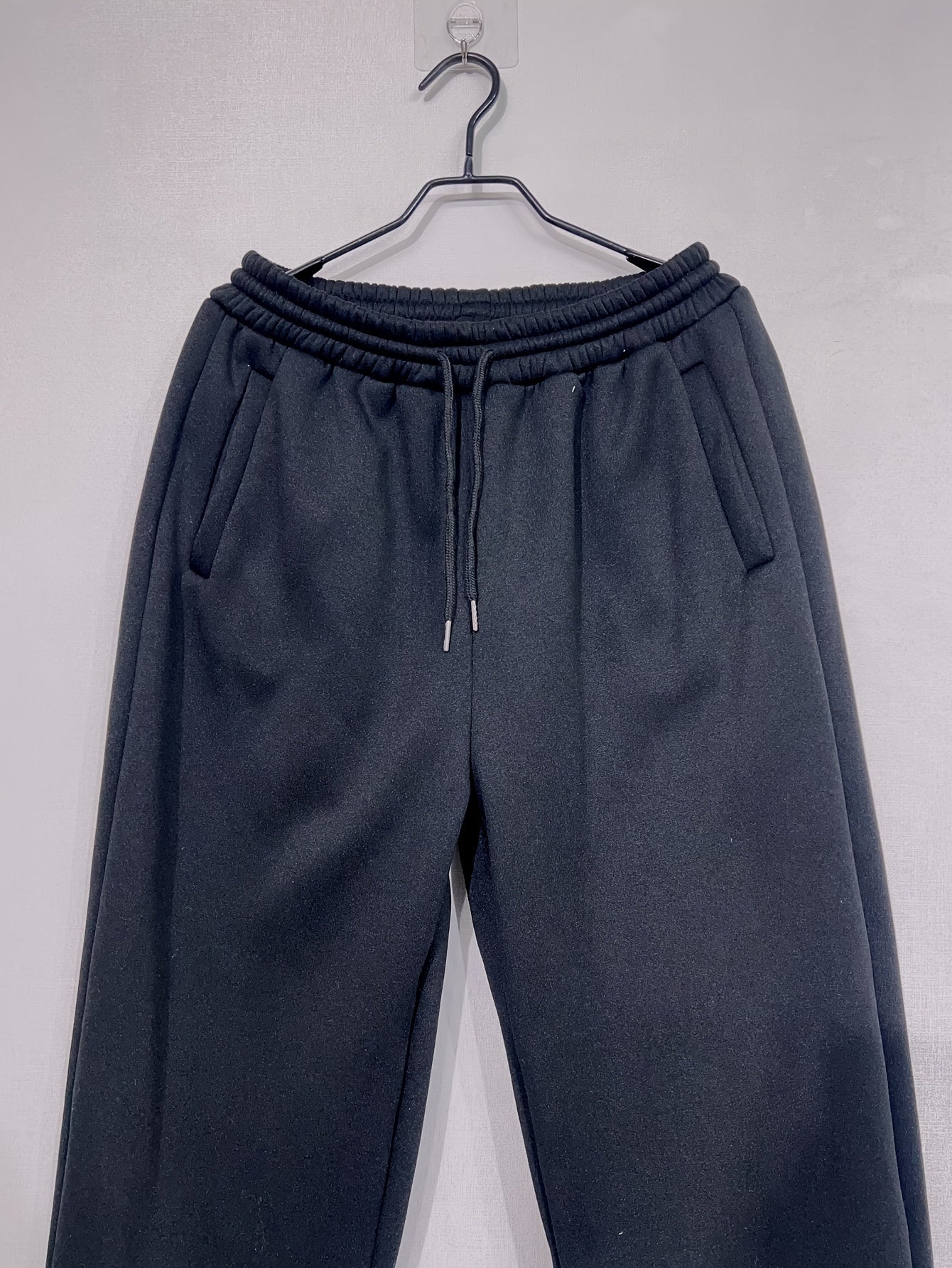 Pantaloni jogger con coulisse in tinta unita, pantaloni sportivi larghi e casual, abbigliamento da donna