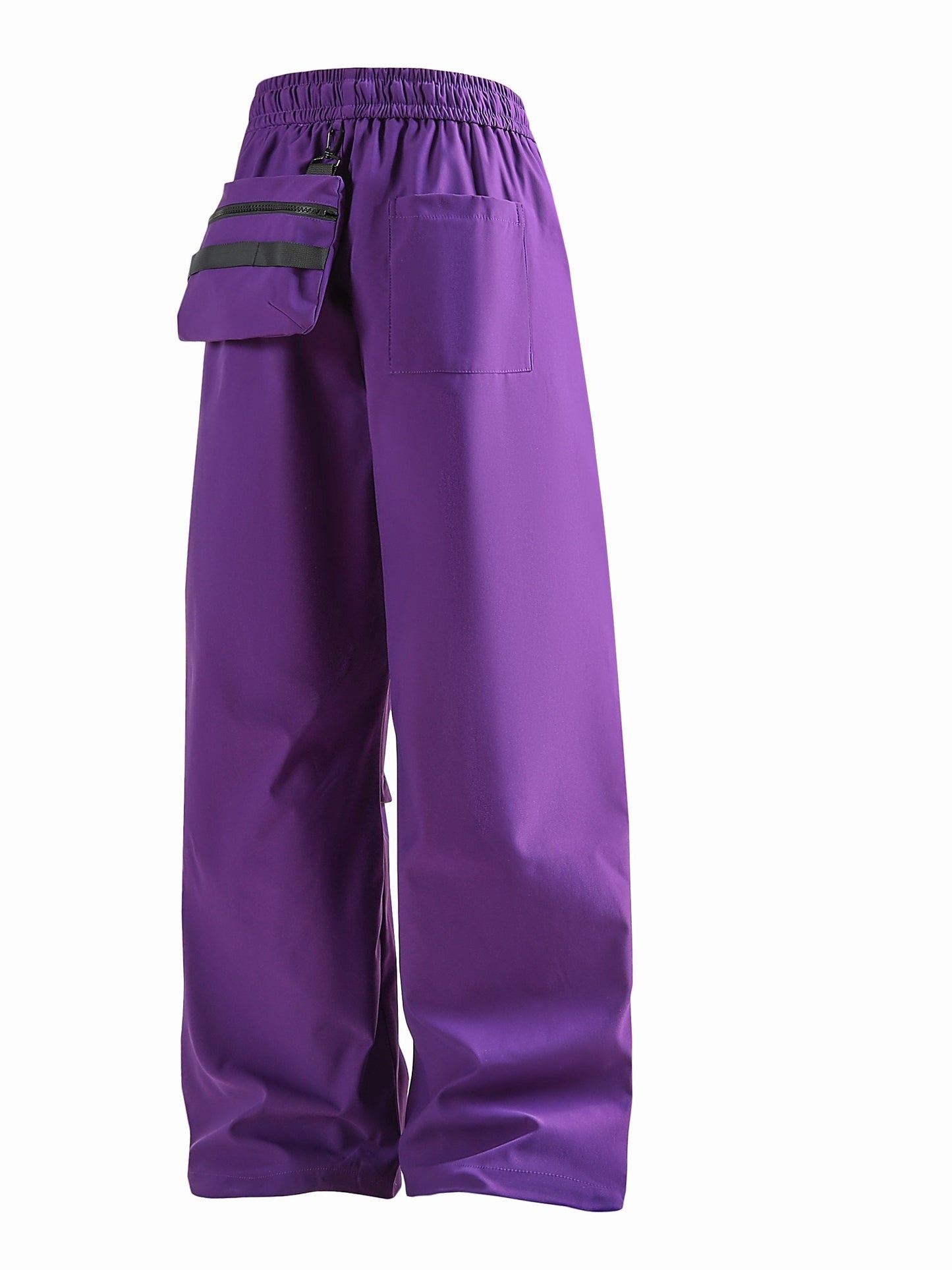 Men's Solid Color Baggy Cargo Pants, Casual Comfy Outdoor Climbing Trousers As Gift