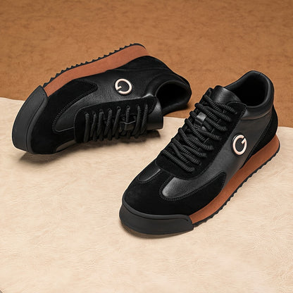 Sneakers alla moda da uomo con alfabeto, design con alfabeto, casual, resistenti, antiscivolo, comode, con lacci, per attività all'aperto