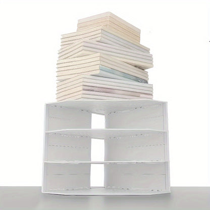 1 scatola portadocumenti retrattile a 4 scomparti per libreria: organizer per documenti e documenti da scrivania per mobili da ufficio, scuola, apprendimento e decorazioni per la cancelleria.