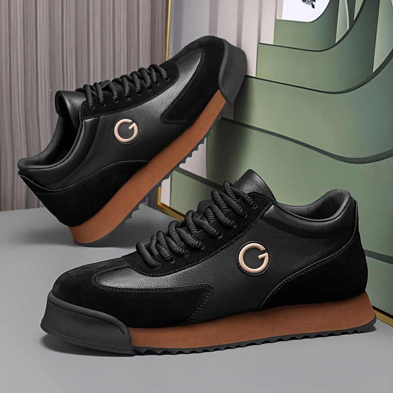 Sneakers alla moda da uomo con alfabeto, design con alfabeto, casual, resistenti, antiscivolo, comode, con lacci, per attività all'aperto