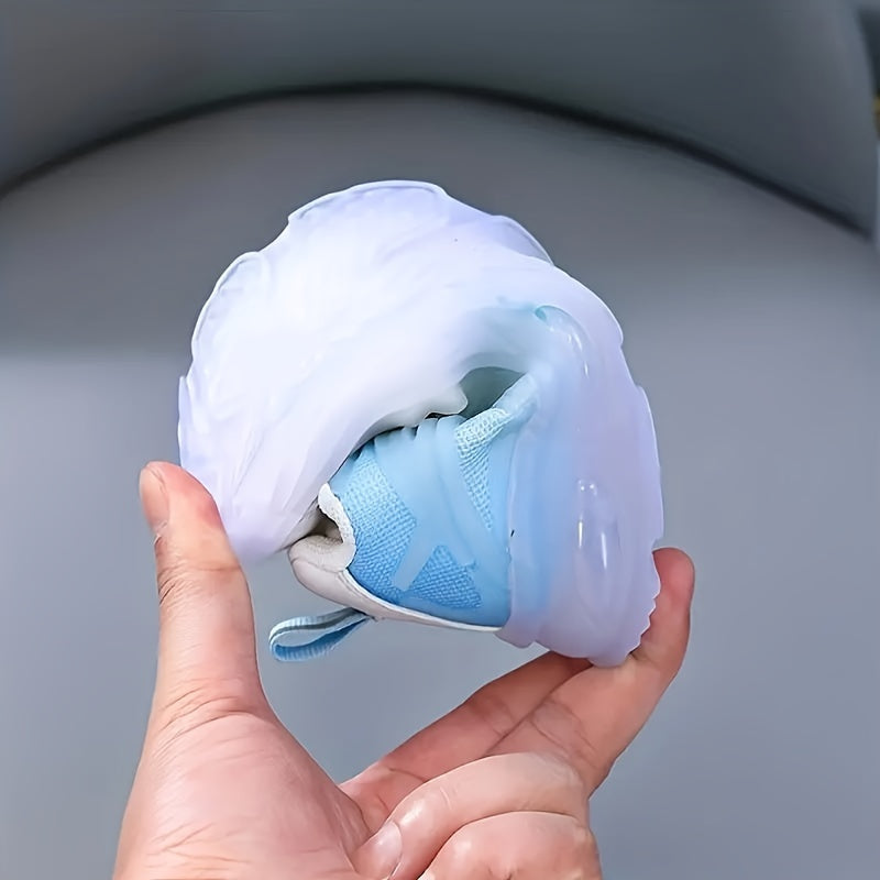 Sneakers in mesh traspirante per bambini con luci LED - Design geometrico alla moda, suola in PVC antiscivolo per ragazzi e ragazze