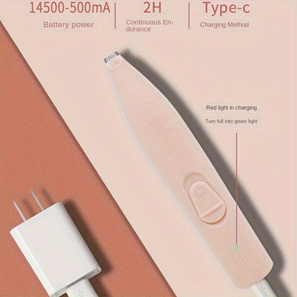Tagliacapelli avanzato per la toelettatura degli animali domestici - Potente, silenzioso e ricaricabile tramite USB, illuminato a LED, senza fili per tagli di capelli senza sforzo per cani e gatti, sicuro e delicato per gli amici pelosi