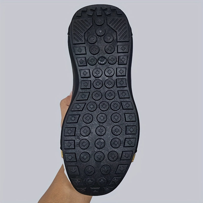 Men's Trendy Colour Block Running Shoes, Comfy Non Slip Breathable Lace Up Sneakers For Men's Outdoor Activities