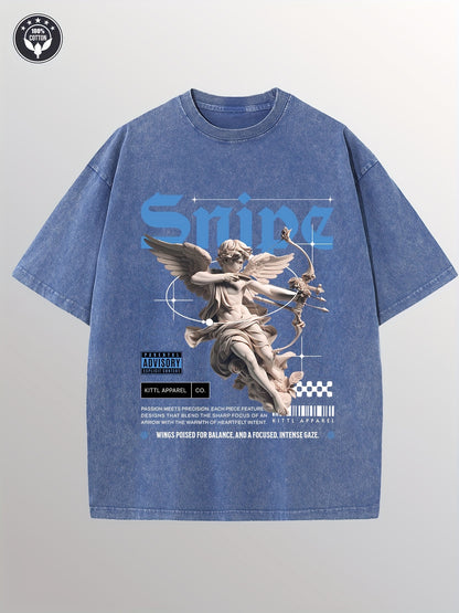 Vintage Streetwear Oversized Drop Shoulder Tee - Men's Baggy Hip Hop T-Shirts - Solid Cotton, Acid Wash, Unisex, Relaxed Fit, Casual, Street Style, Summer Essentials