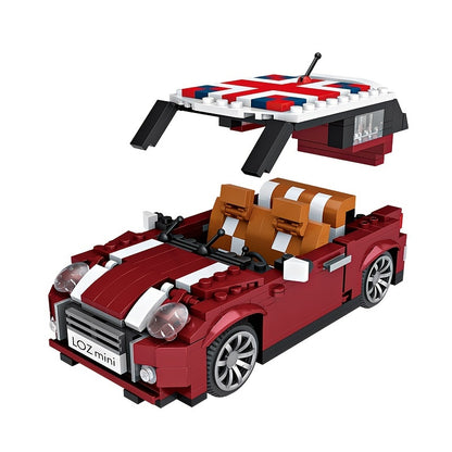 Build Your Own Mini Cooper Car with LOZ Small Particle Building Blocks! halloween, christmas gift