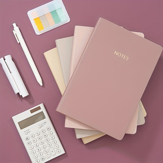 1 quaderno con 82 fogli A5 e bordo arcobaleno - Diario esecutivo con copertina rigida per scrittura universitaria a righe, carta spessa, essenziale per la scuola e l'ufficio per lavoro, studio e uso personale