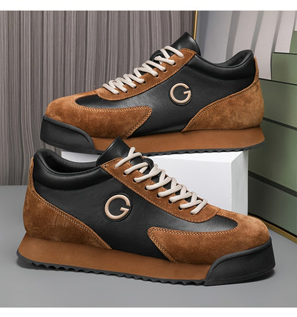 Sneakers alla moda da uomo con alfabeto, design con alfabeto, casual, resistenti, antiscivolo, comode, con lacci, per attività all'aperto