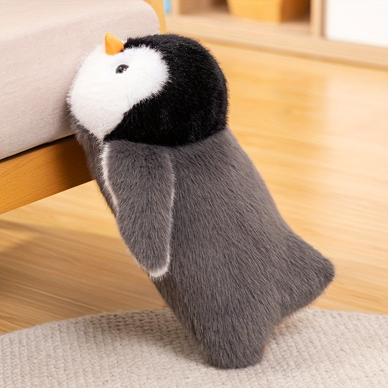1pc Soft Penguin Plush Toy for 0-3 Years - Synthetic Fiber Stuffed Penguin Animal - Charming Cuddly Penguin Plushie for Nursery Décor & Playtime - Ideal Gift for Christmas & Halloween