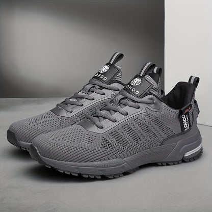 CLOHOO Scarpe da ginnastica da uomo alla moda, traspiranti, leggere e comode, in maglia, per correre e fare jogging, scarpe casual da passeggio antiscivolo e resistenti all'usura