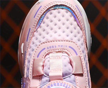 Sneakers basse casual con bottone girevole per ragazze, sneakers traspiranti, leggere e resistenti all'usura per la primavera e l'autunno