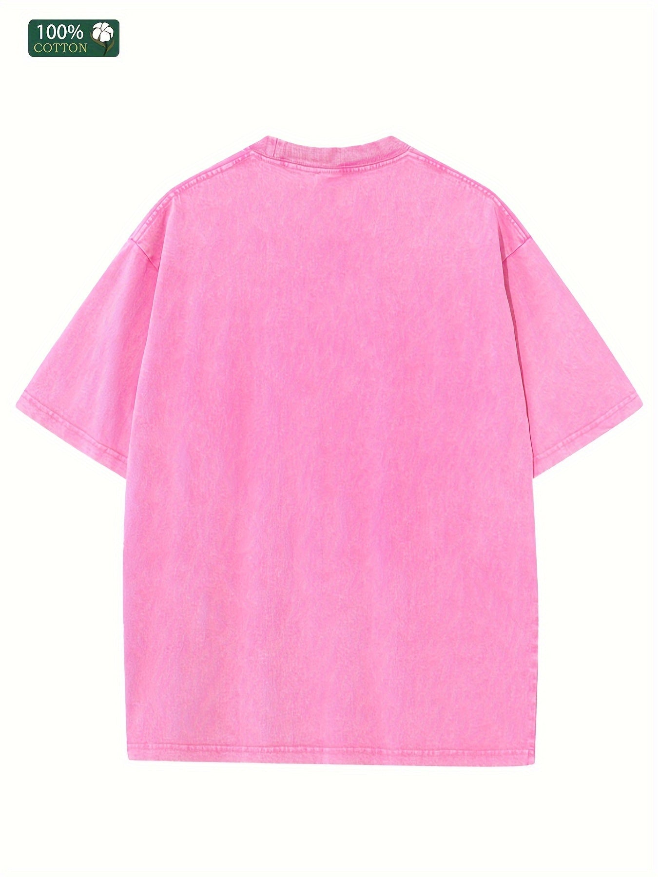 Vintage Streetwear Oversized Drop Shoulder Tee - Men's Baggy Hip Hop T-Shirts - Solid Cotton, Acid Wash, Unisex, Relaxed Fit, Casual, Street Style, Summer Essentials