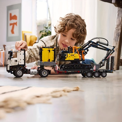 42175 LEGO Technic Volvo FMX Truck & EC230 Electric Excavator Building Toy,It Is an Excellent Gift for Boys And Girls Aged 10 And Above Who Enjoy Heavy Building Models
