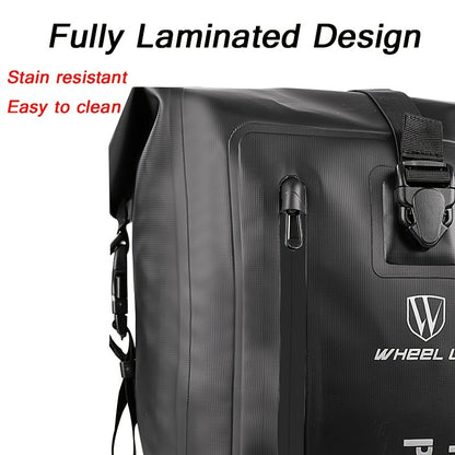 27L Waterproof Bike Trunk Bag for MTB and Road Bikes - Multifunctional Bicycle Carrier Bag with Rear Seat Attachment - Keep Your Gear Safe and Dry on Your Rides