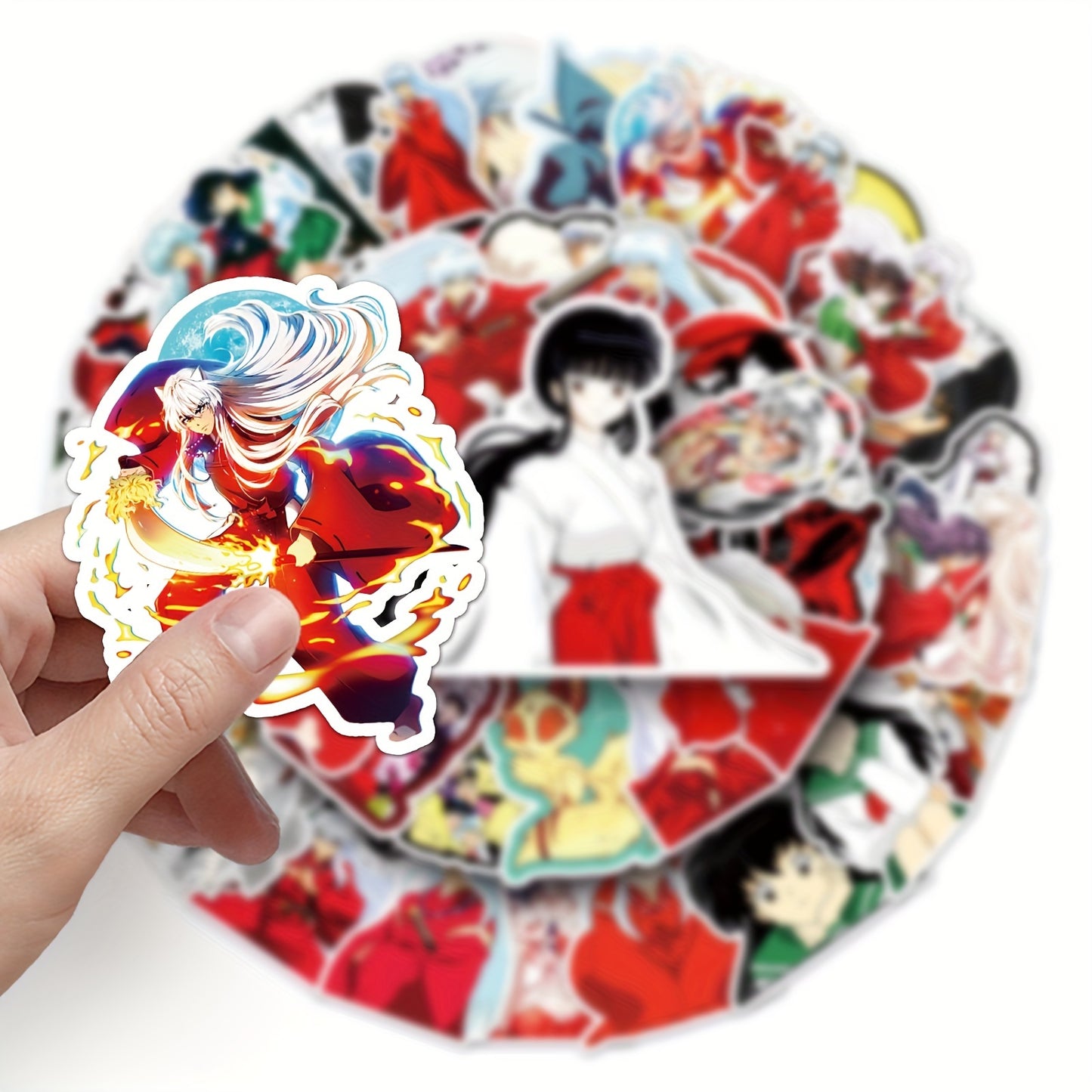 50 adorabili adesivi impermeabili a tema anime dei cartoni animati - Decalcomanie vivaci per auto, moto, laptop, bagagli, borraccia, skateboard - Collezione di accessori decorativi di qualità premium