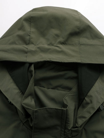 Men's New Casual Detachable Hooded Windbreaker Jacket, High Quality Polyester Bomber Coat with Multi-Pockets, Lightweight & Breathable for Outdoor Hiking, Bike Riding, and Casual Wear, 2022 Spring & Autumn Sport Jacket