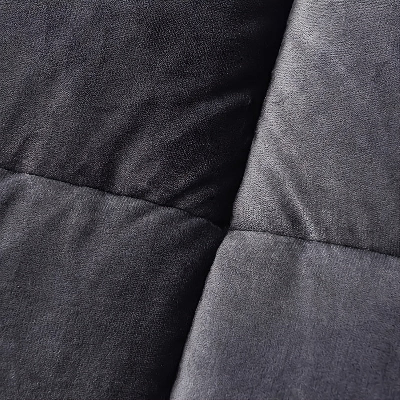 1pc Luxury Thickened Winter Quilt - Soft Light -Friendly Bedding with Quilted Stitching, Machine Washable, Plush Texture for Modern Minimalist Bedroom Decor, Rustic Country Style